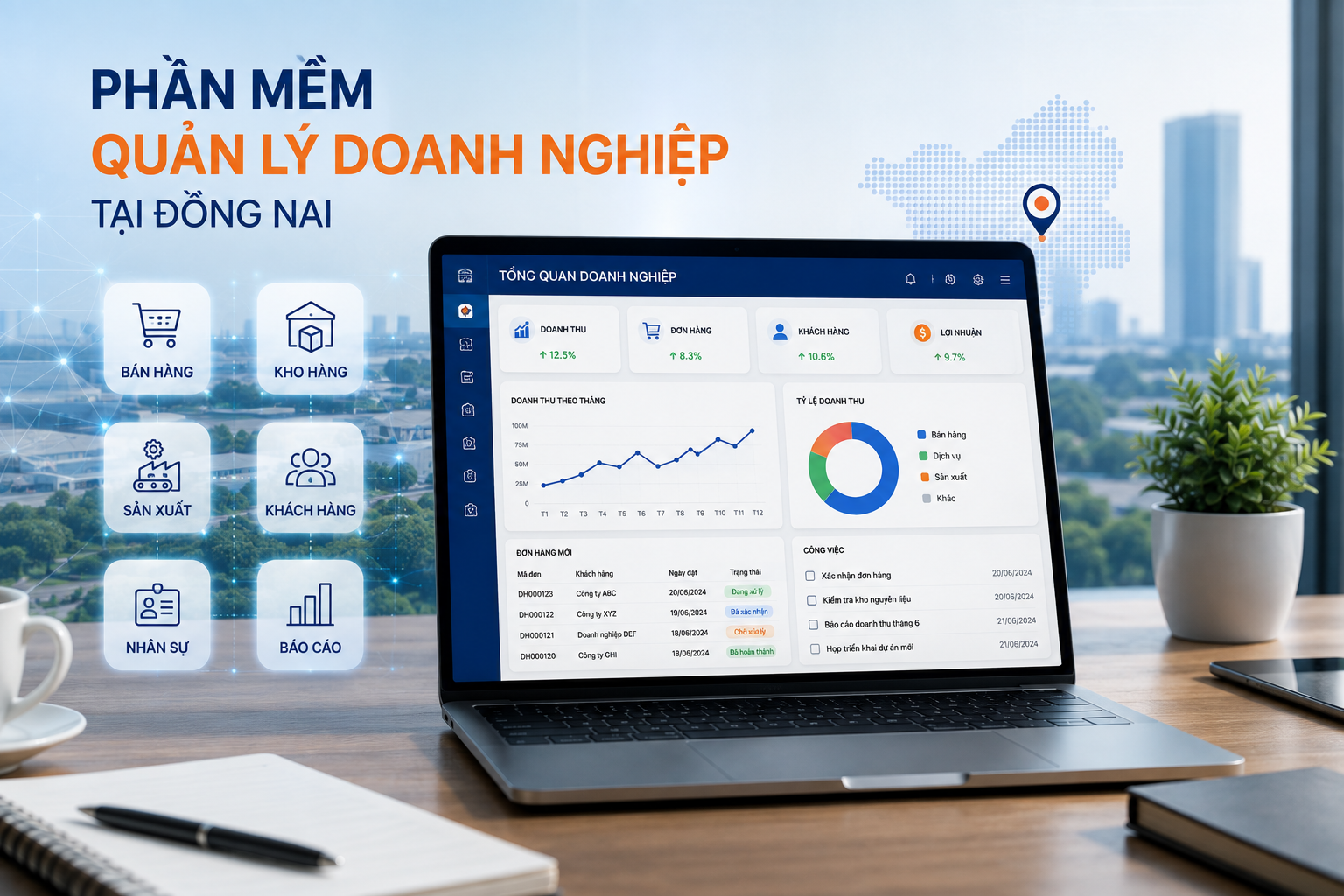 phần mềm quản lý doanh nghiệp tại đồng nai